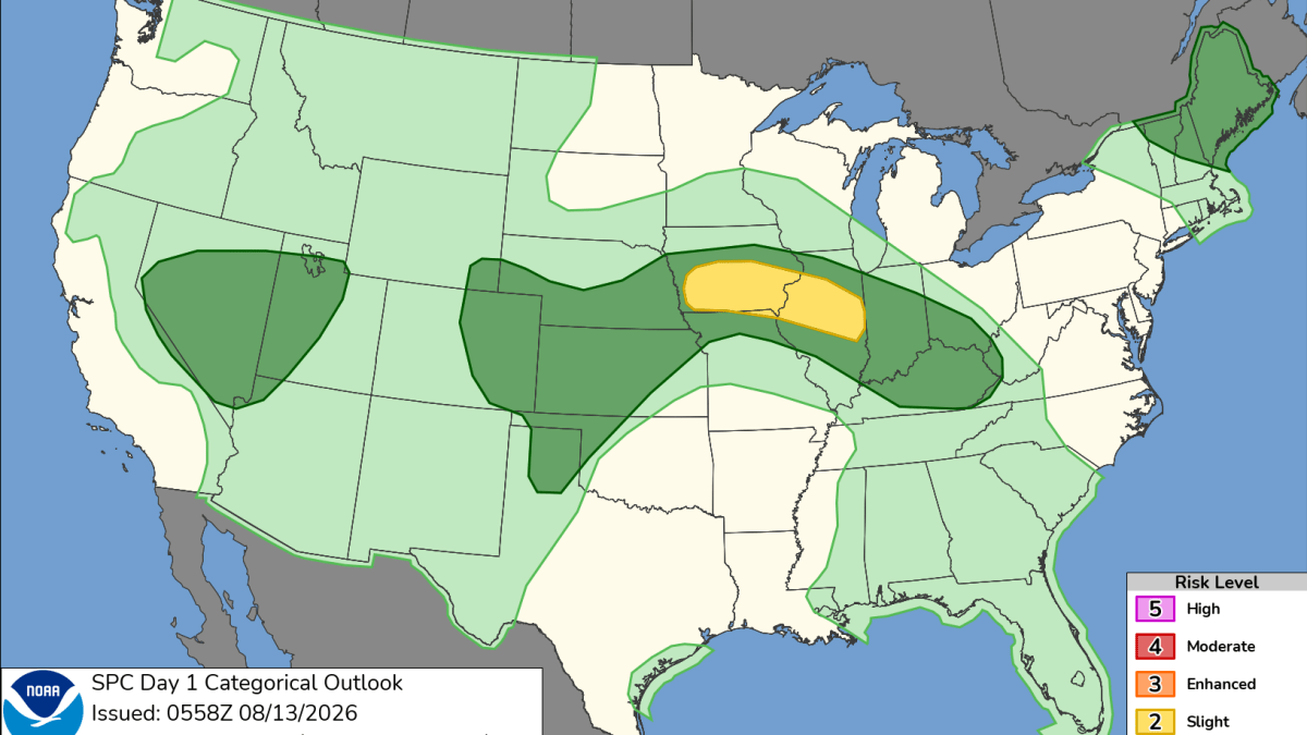 Chicago severe weather chances continue Thursday, Friday, Saturday – NBC Chicago