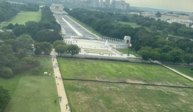 Trump claims vandals damaged the National Mall grass where July 4 event was held