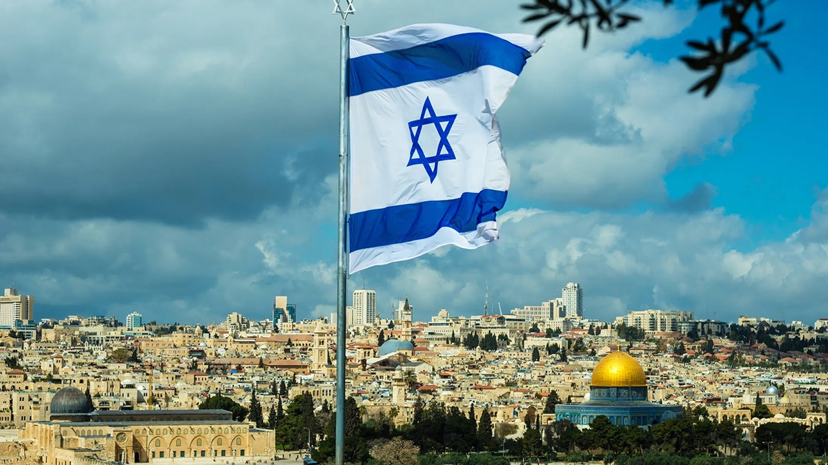 Israeli flag, Jerusalem