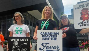 Canadian powerlifting champion April Hutchinson leads first Sophie Cunningham rally outside the US