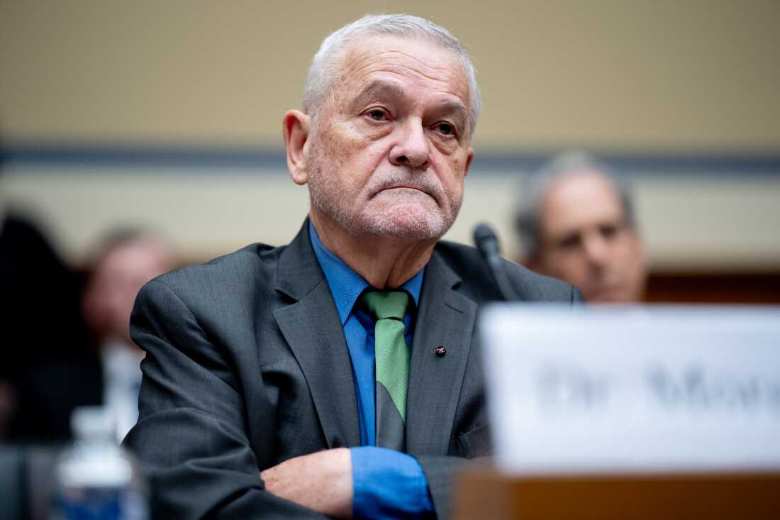Dr. David Morens appears during a House Select Subcommittee on the Coronavirus Pandemic hearing on Capitol Hill on May 22, 2024 in Washington, DC.