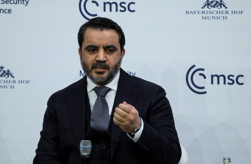  Syria's Minister of Foreign Affairs Asaad Hasan al-Shaibani attends a panel discussion, "New Dawn for Damascus: Prospects for Syria's Transition", during the Munich Security Conference (MSC) in Munich, Germany, February 15, 2025. 