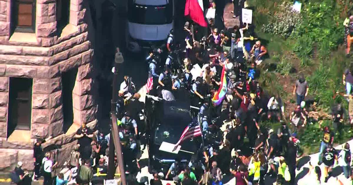 Far-right activist Jake Lang arrested for riot after protest in Minneapolis