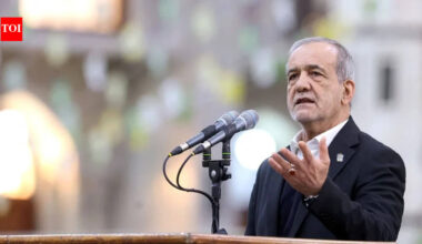Pezeshkian admits ‘many problems’, says Iran is in ‘full-scale war’ as US sanctions loom