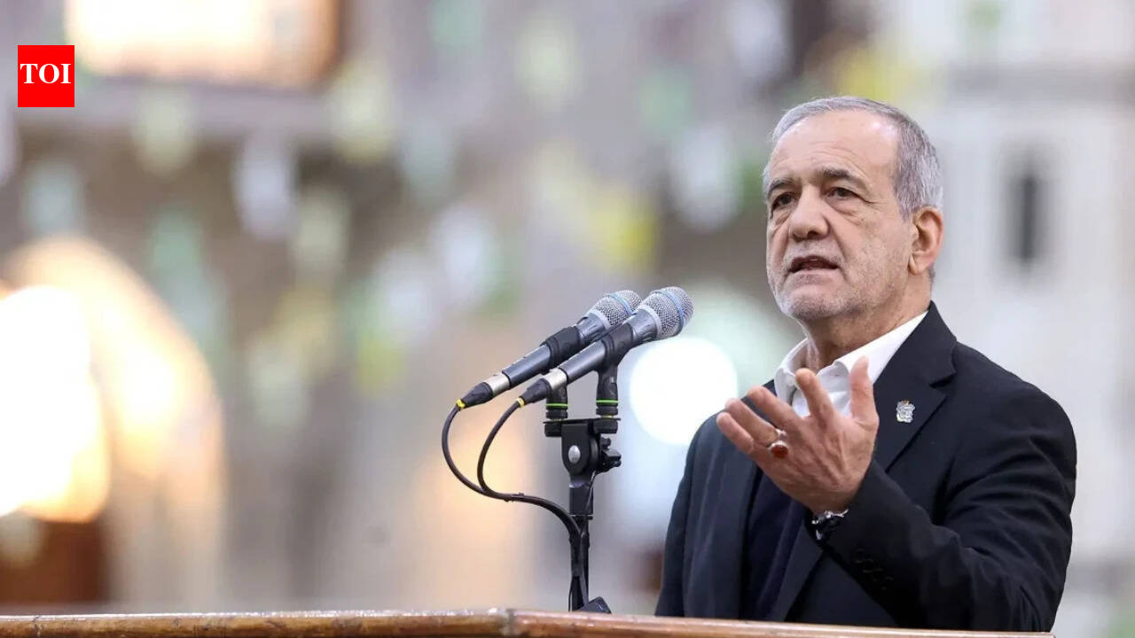 Pezeshkian admits ‘many problems’, says Iran is in ‘full-scale war’ as US sanctions loom