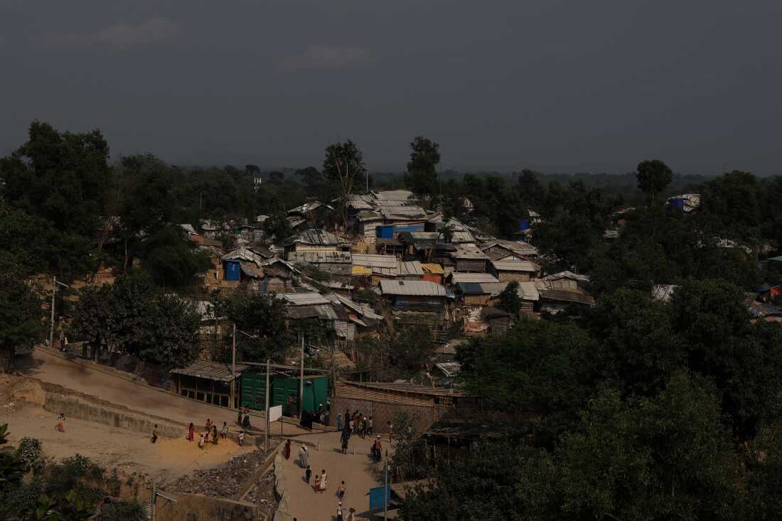 View of Rohingya refugee camps in Cox's Bazar, Bangladesh, April 23, 2026.