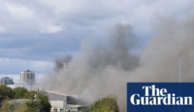 Large fire near Wembley Stadium disrupts tube and rail services | London