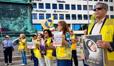 On August 25, 2026, NCRI supporters in Gothenburg, Sweden, held a rally in solidarity with the 135th consecutive week of the “No to Execution Tuesdays” campaign