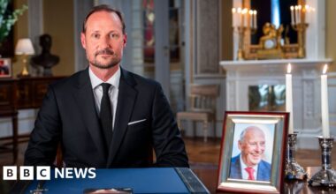 Norway's new king remembers 'my dear father' in first speech - BBC