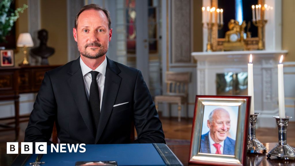 Norway's new king remembers 'my dear father' in first speech - BBC