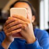 The study asked about signs of addiction to mobile phones, social media and video games. Those signs can include being preoccupied thinking about them and being unable to cut down on using them.