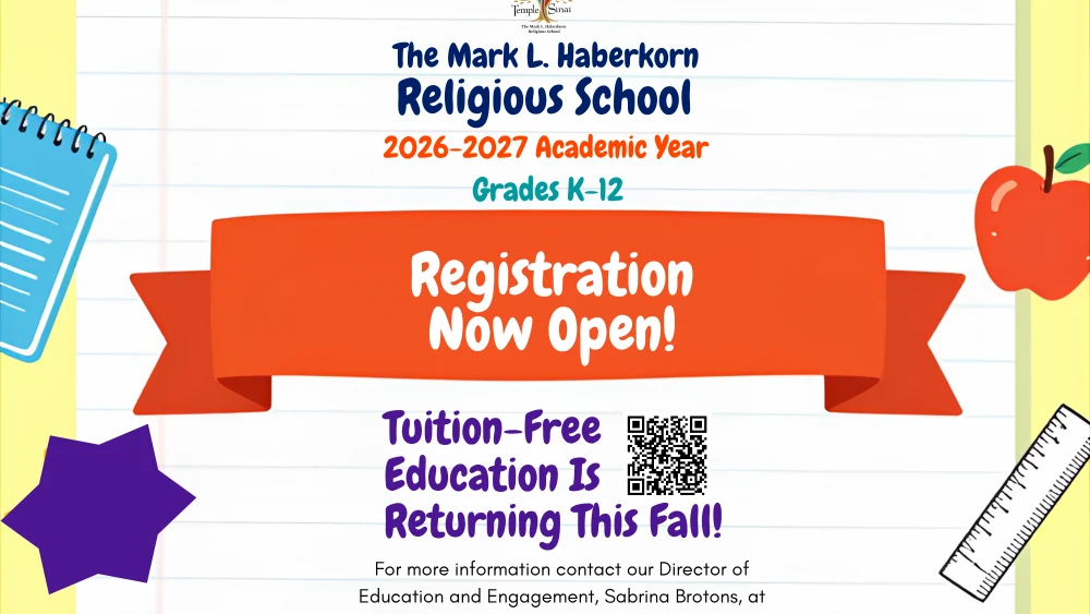 Temple Sinai in Las Vegas is offering tuition-free religious school