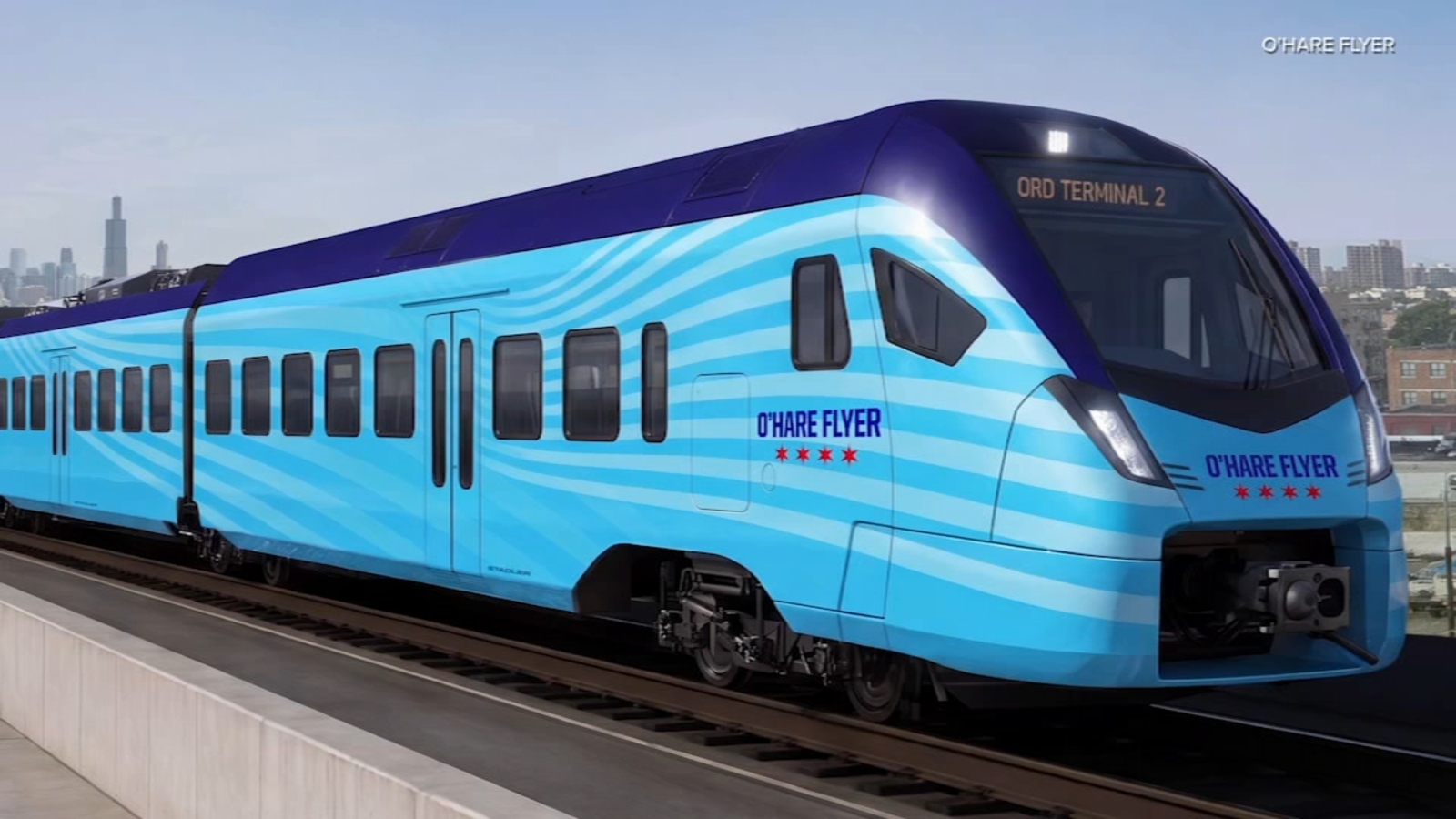 Plans unveiled for 15 minute express 'O'Hare Flyer' trains from airport to downtown