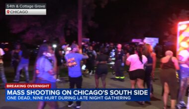Chicago violence this weekend: Man killed, 9 others hurt in Washington Park mass shooting on Cottage Grove Avenue, police say