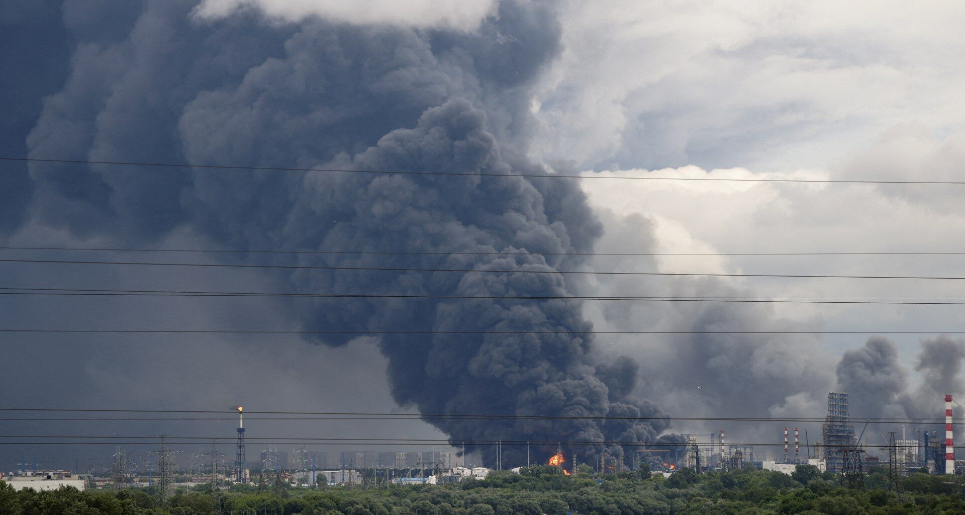 Two killed, refinery on fire in Russia’s Krasnodar after drone attack | Russia-Ukraine war News