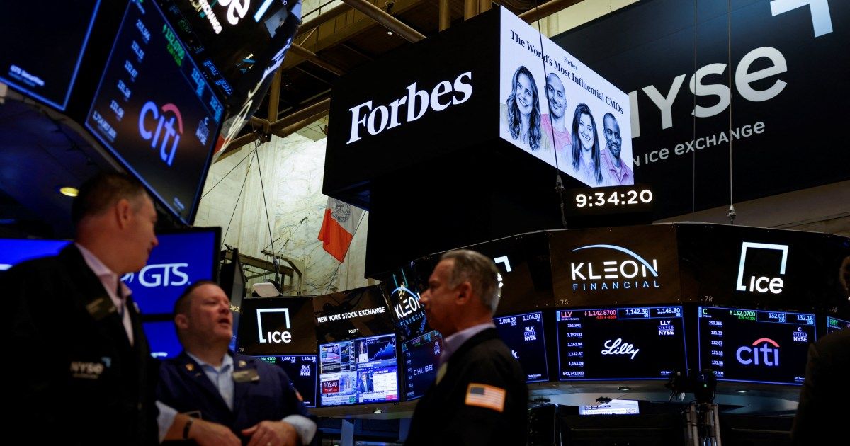 US stocks near record high, oil falls as Trump claims Iran talks under way | Financial Markets