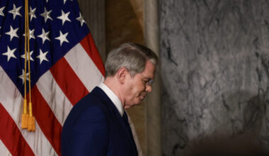 U.S. Treasury Secretary Scott Bessent speaks outlines further sanctions against Iran, at the Treasury Department in Washin...