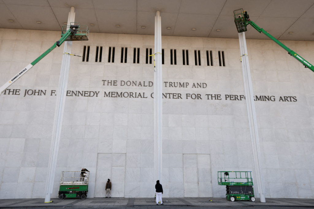 FILE PHOTO: Renaming of The John F. Kennedy Memorial Center for the Performing Arts, in Washington