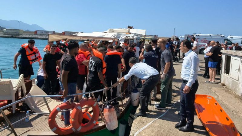At least seven dead and more missing after boat carrying hundreds capsizes off Cyprus