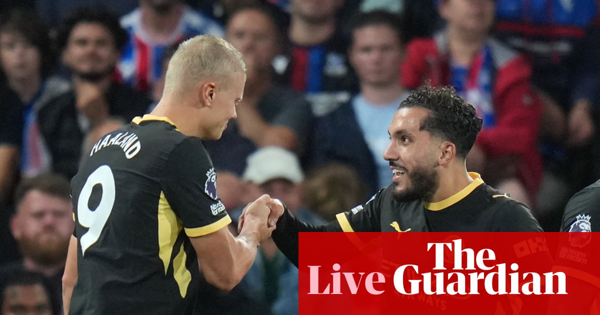 Crystal Palace v Manchester City: Premier League – live | Premier League