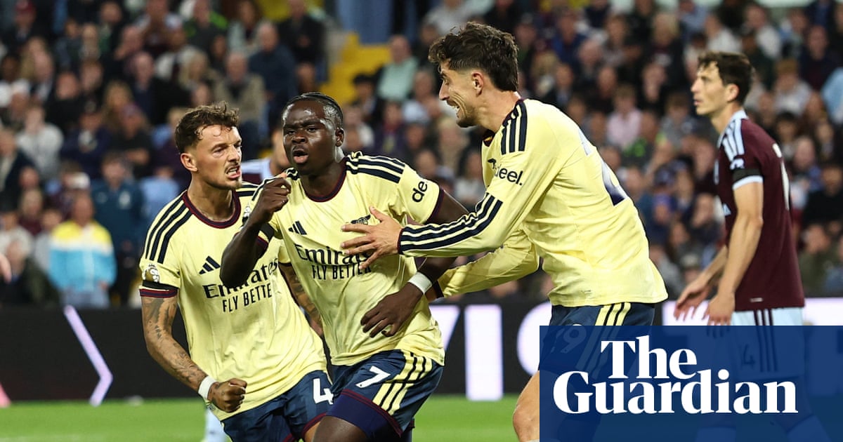 Saka settles gruelling battle with Aston Villa to extend Arsenal’s winning start | Premier League