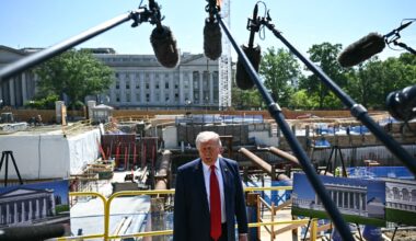 Trump says White House staff’s lives are in danger after court halts ballroom construction until Congress approves