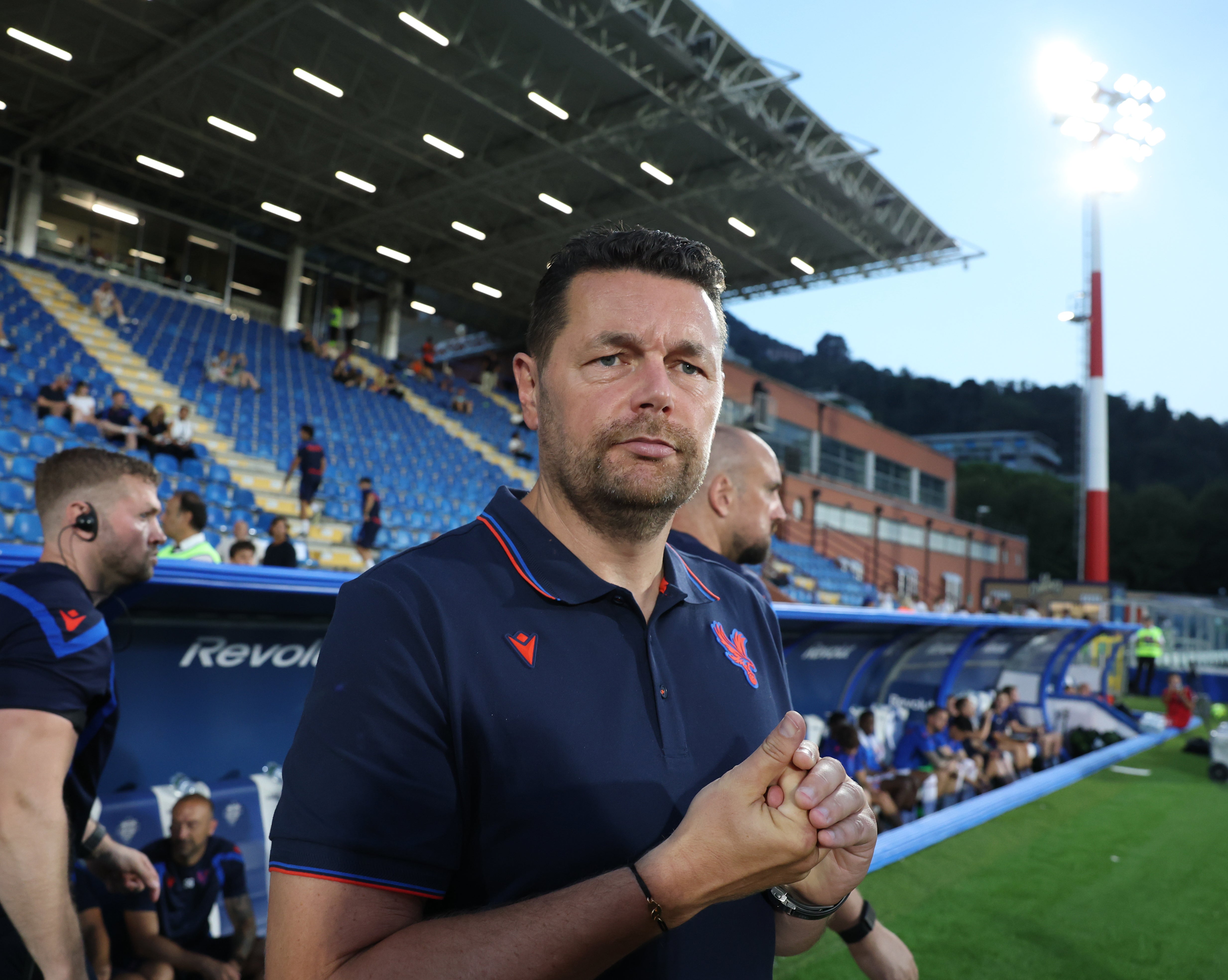 Pierre Sage takes the reigns from Oliver Glasner, who has joined Nottingham Forest after leaving Palace