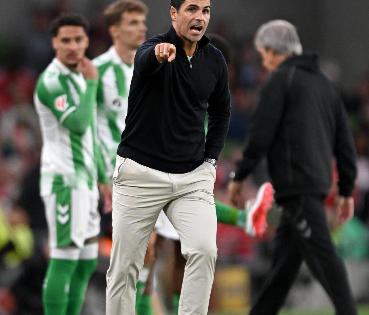 Mikel Arteta reveals how angry Arsenal stars reacted to Real Betis nightmare - London Evening Standard