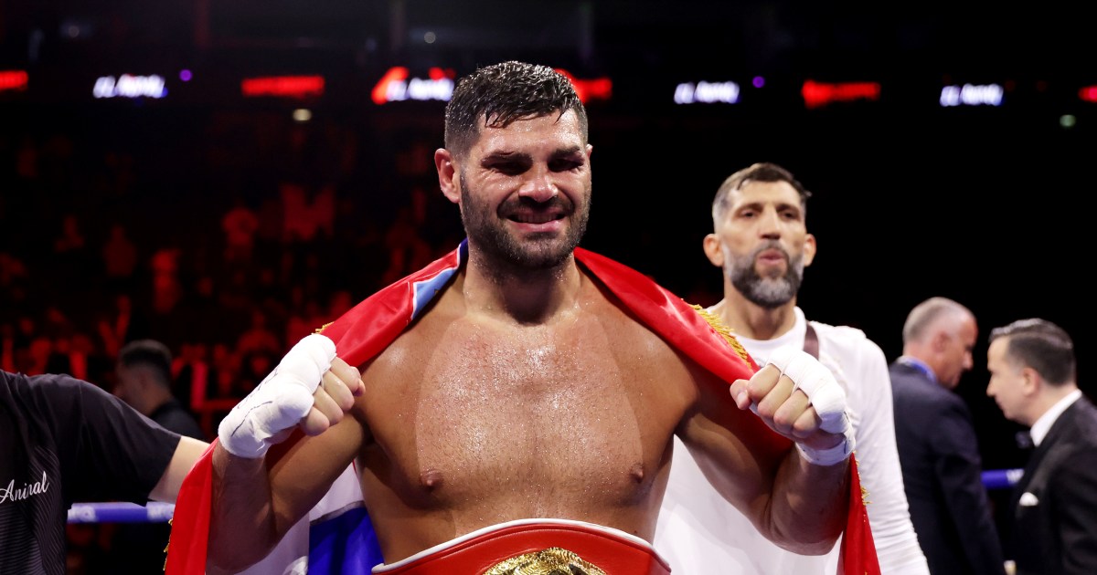 Filip Hrgovic defeats Moses Itauma in London to become heavyweight boxing champion
