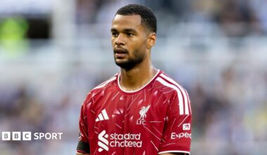 Liverpool forward Cody Gakpo