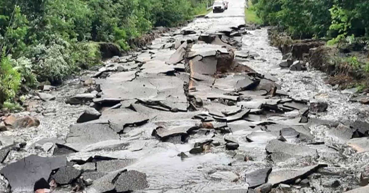 ‘It was a deluge’: Roads collapse in Quebec’s Laurentians - CTV News