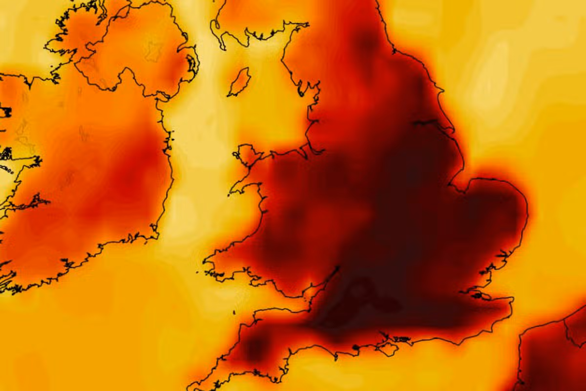 UK weather map