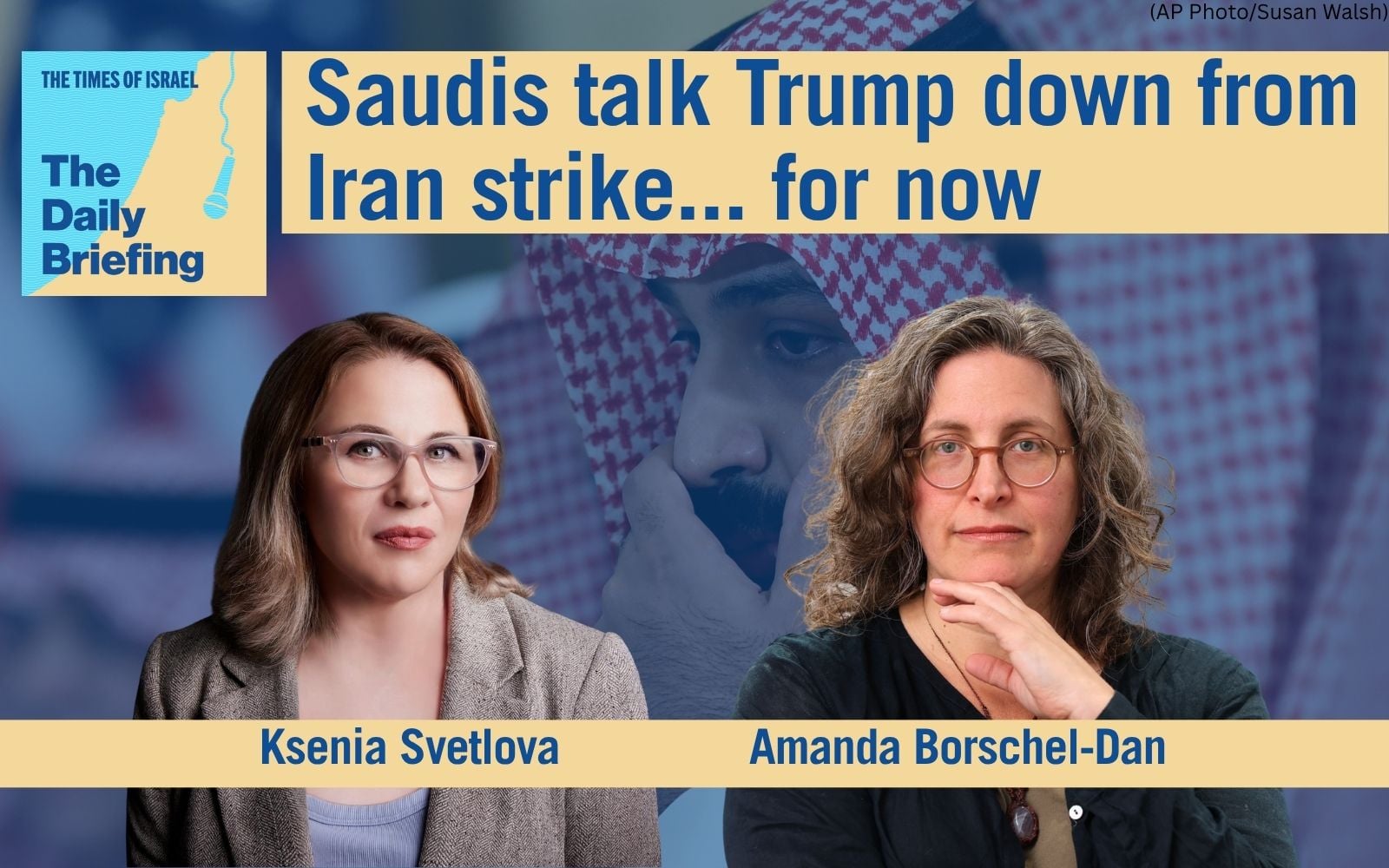 Daily Briefing Aug. 2 - Saudis talk Trump down from Iran strike... for now