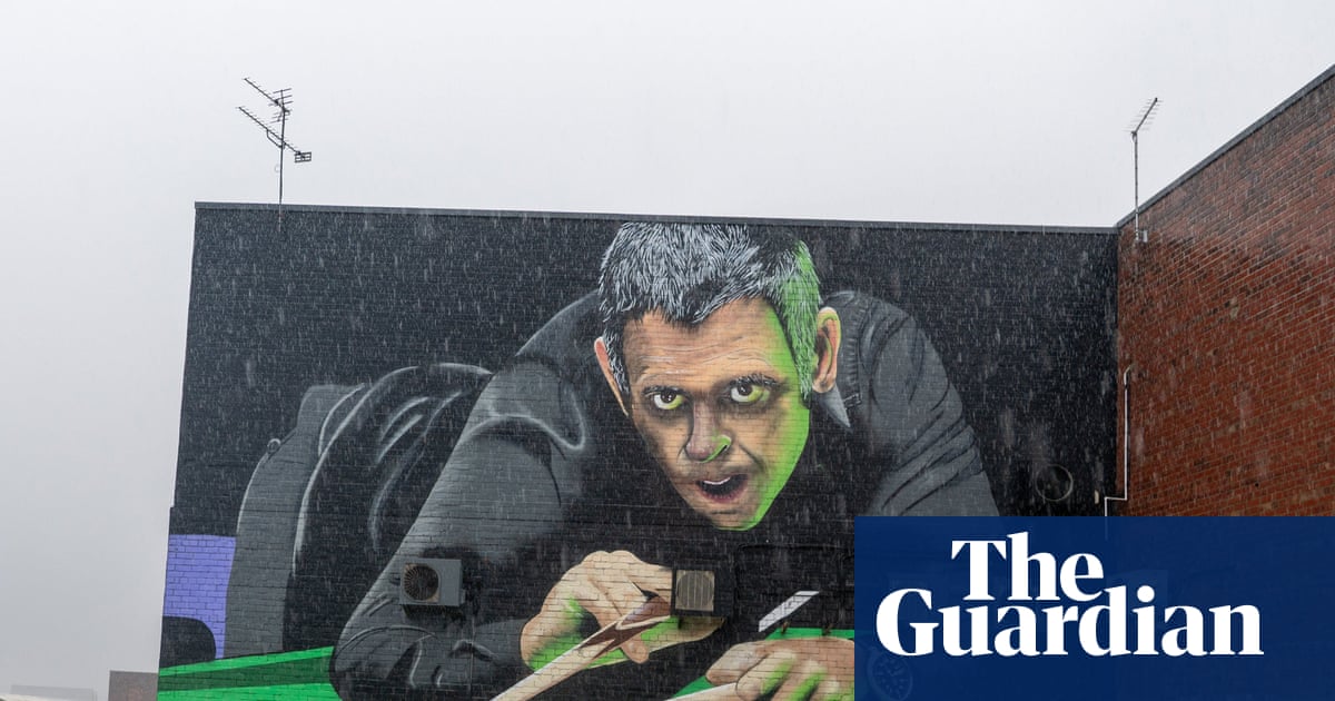 Artist defends Ronnie O’Sullivan mural in Sheffield saying it isn’t finished | Street art
