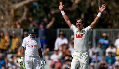 Aus vs Ban 2nd Test 2026 - How Mitchell Starc took a five-wicket haul in 22 balls