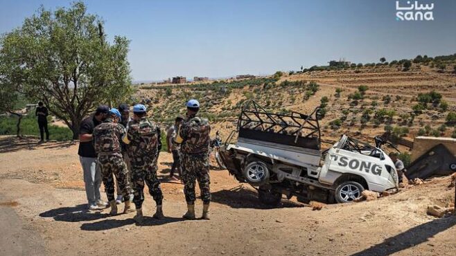 Israeli shells strike farmland west of Damascus: Syrian media｜Arab News Japan