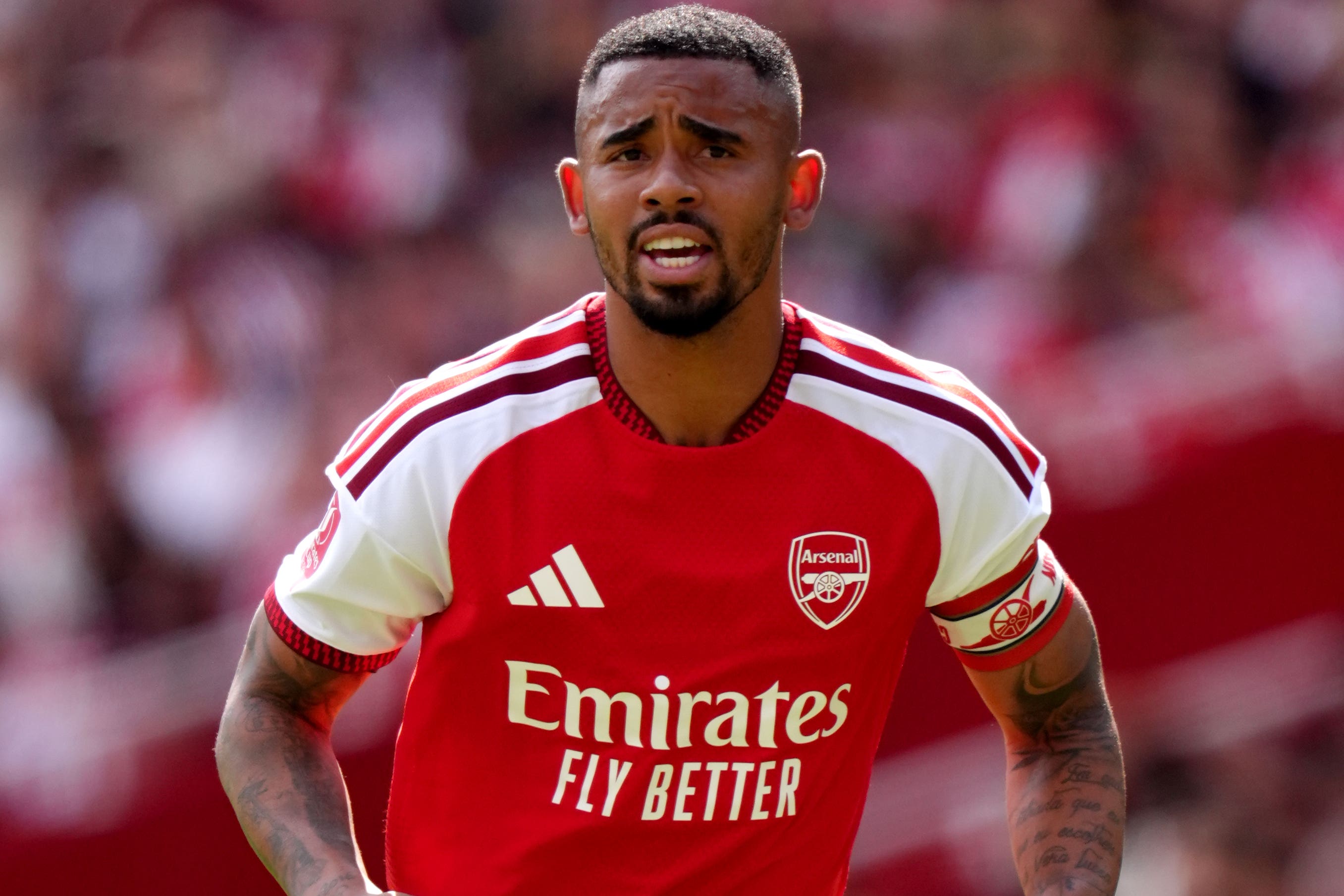 Gabriel Jesus joined Arsenal from Manchester City in 2022