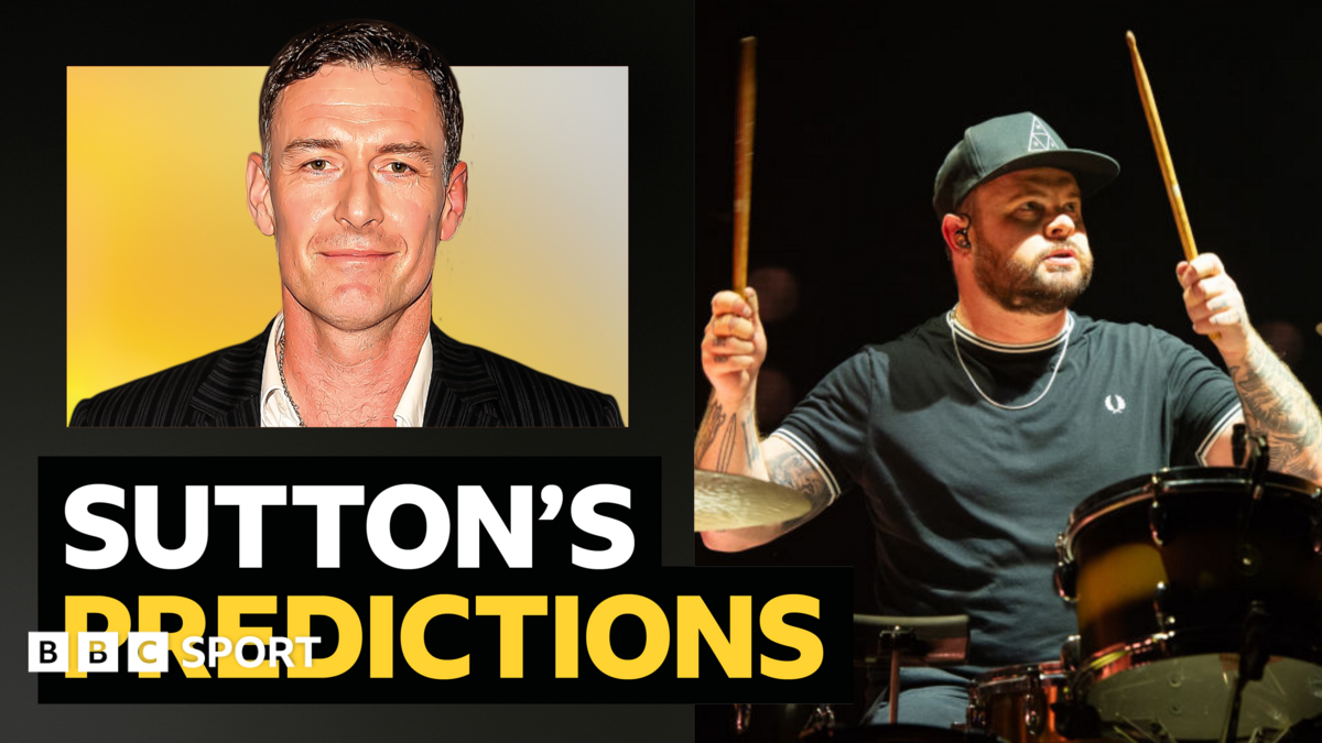 A picture of Chris Sutton with wording next to it that says BBC Sport columnist Chris Sutton