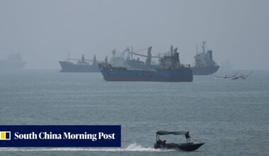 US forces strike two Iranian launchers on Iran’s Larak island, US official says