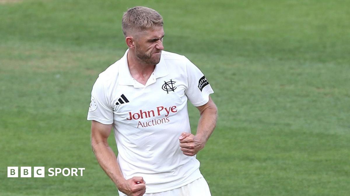 Olly Stone clenches his fists in celebration