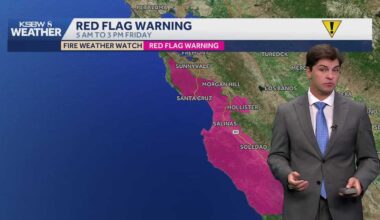 Red Flag Warning hits Central Coast as lightning threat raises wildfire risk