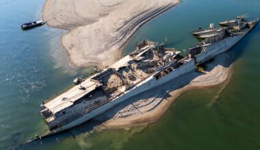 Photos Show Relics Unearthed by Europe's Dried Rivers