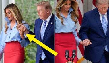 Melania And Trump Held Hands In Public — And Body Language Experts Have Thoughts