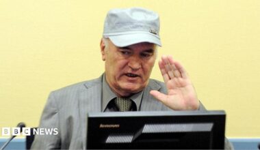 Former Bosnian Serb commander Ratko Mladic appears in court at the International Criminal Tribunal for the former Yugoslavia (ICTY) in the Hague, June 3, 2011