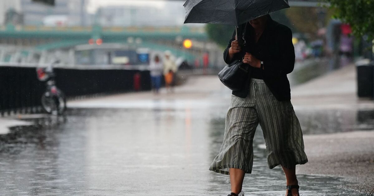 Met Office names 18 areas facing heavy rain on Thursday - full list | Weather | News