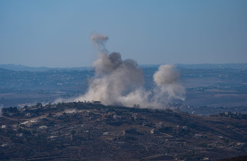 Smoke rises from southern Lebanon during an Israeli military operation, July 30, 2026.
