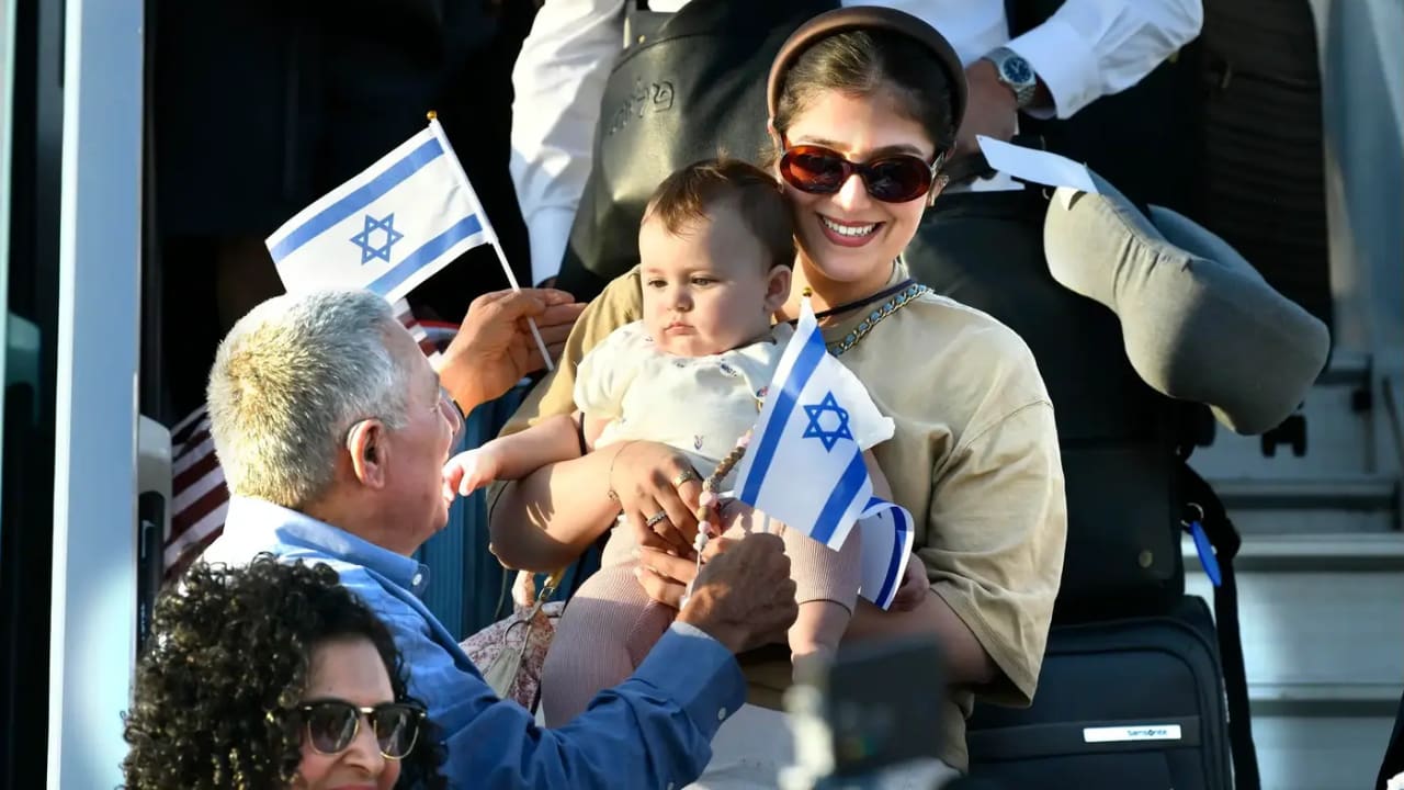 New immigrants, Ben Gurion Airport, August 3, 2026.
