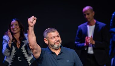 The launch of the new People of Israel party, led by Ofer Winter, ahead of the upcoming Israeli general elections, in Jerusalem, August 25, 2026.
