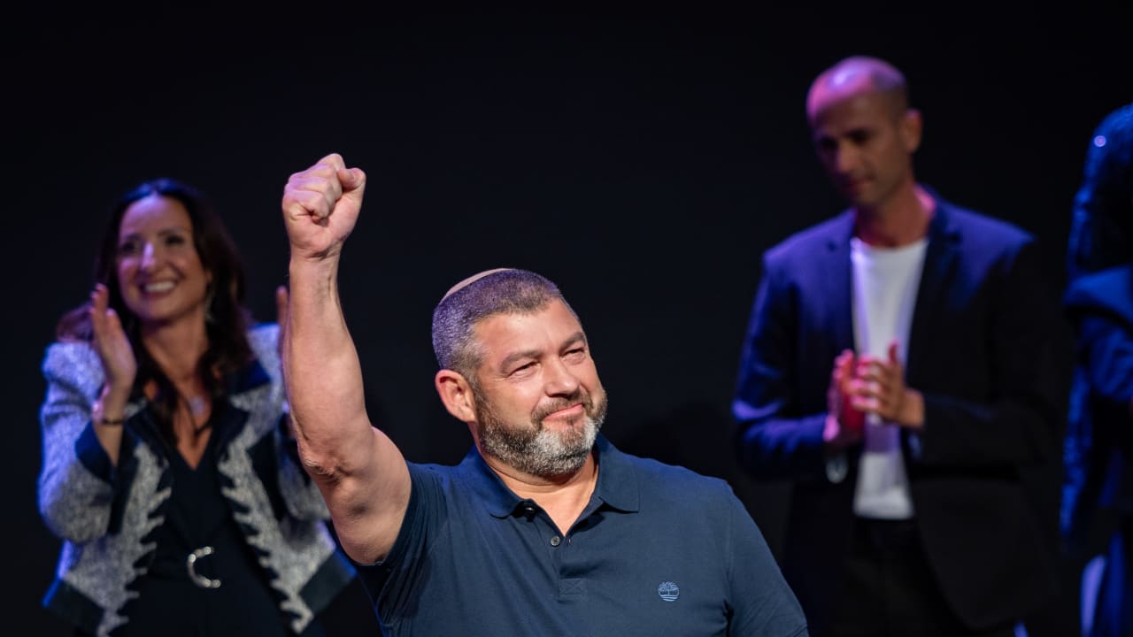 The launch of the new People of Israel party, led by Ofer Winter, ahead of the upcoming Israeli general elections, in Jerusalem, August 25, 2026.