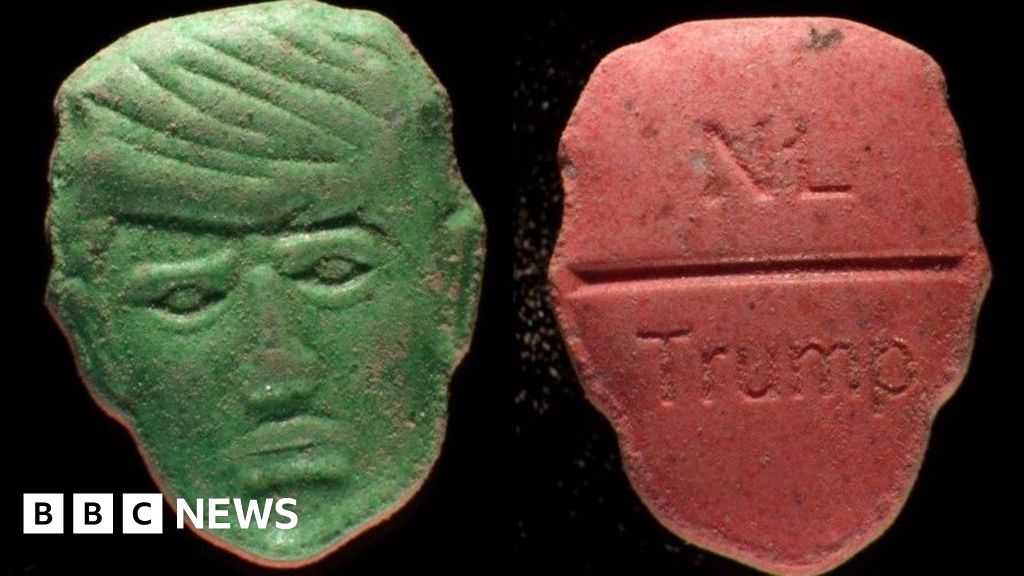Dutch health institute issues warning over Trump-shaped ecstasy pills - BBC